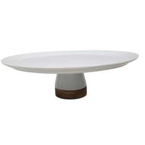 Threshold Cake Stand Mid Century Modern Style Cottagecore Kitchen Baking Wooden